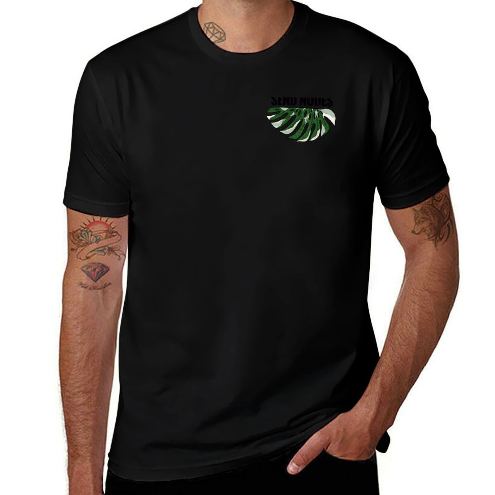 Variegated Monstera Node - Kirimkan Kaos Monstera dengan Motif Beragam
