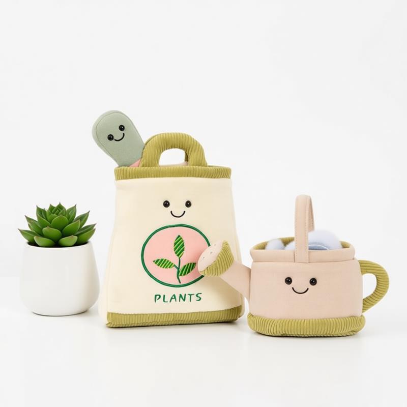 The Plant Parent - Boneka Plush Taman Berbentuk Tanaman, Termasuk