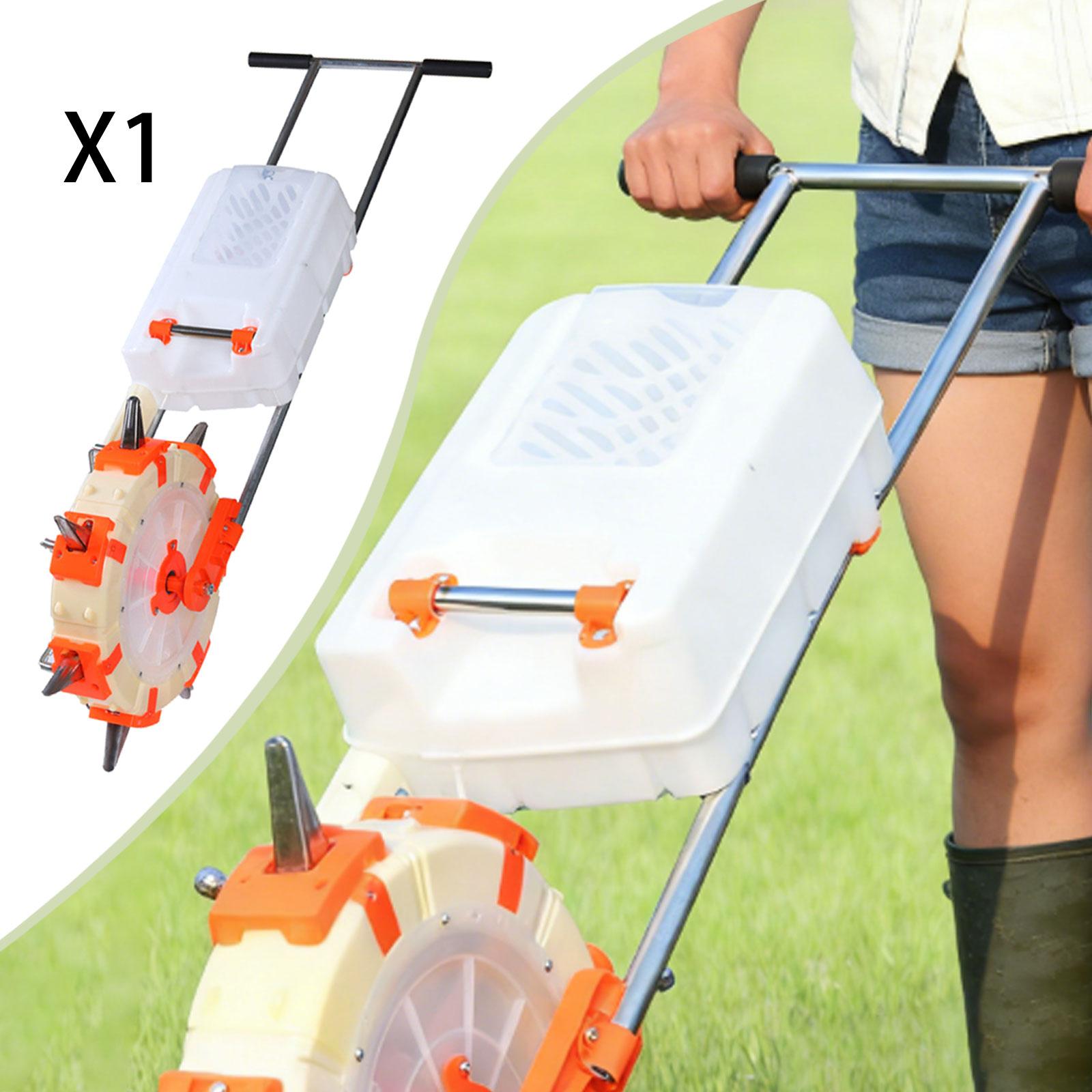 Plant Parents - Alat Penanam Pupuk Dorong Manual, Penanam