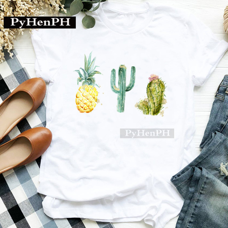 Kaos Wanita Motif Kaktus Lenga - The Plant Parent ulasan dan harga
